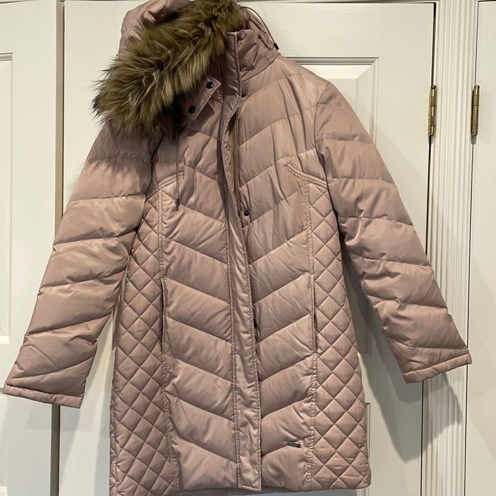 Kenneth Cole women’s down fitted coat